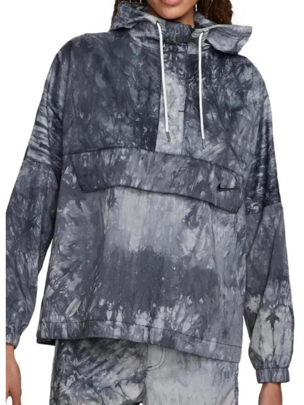 Nike $145 Sportswear Zip Pocket Woven Wave Dye Hooded Jacket DV7936 XL - Picture 1 of 4
